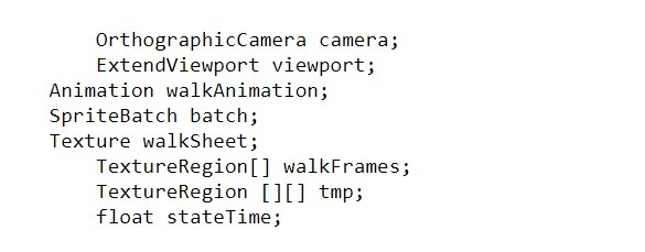 Animation of 30 frames,variables