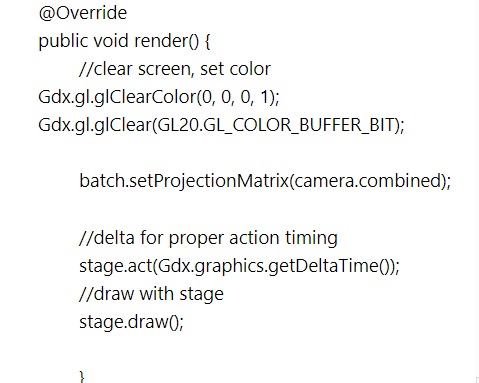 Libgdx android,render method, walk animation