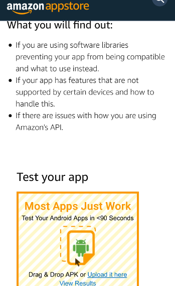 amazon test app