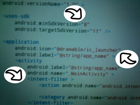 What is the android manifest xml file, android app tutorial