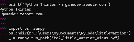 How to Call a File To REPL with Tkinter