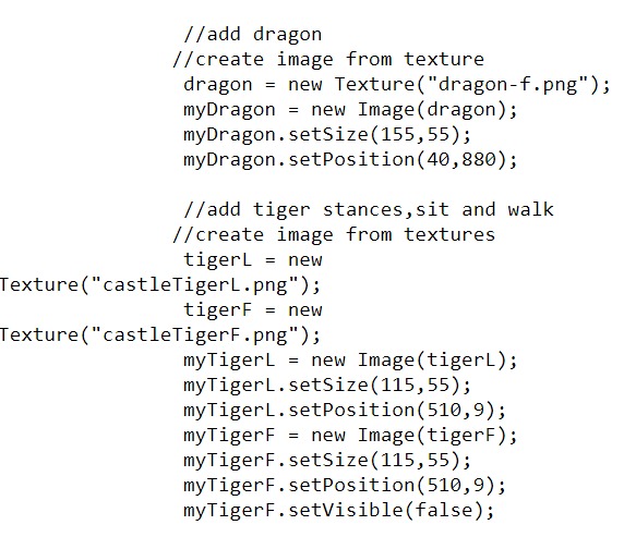 libgdx, code a dragon texture declare image