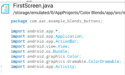 Import statements arrow back java class