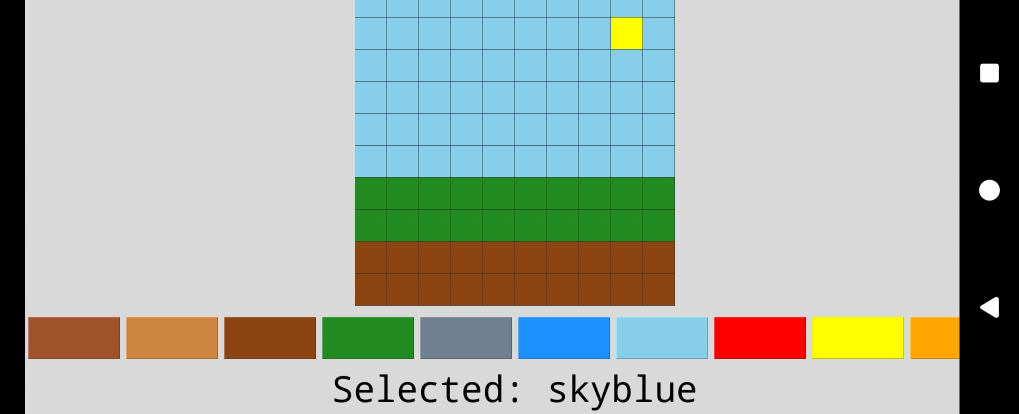 Tkinter Color Tiles Editor Android