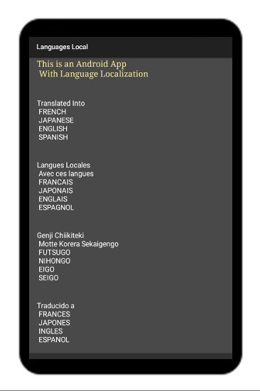 App For Language Localization, Android Apps 