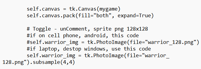 Toggle Comments for Laptop vs Android Phone