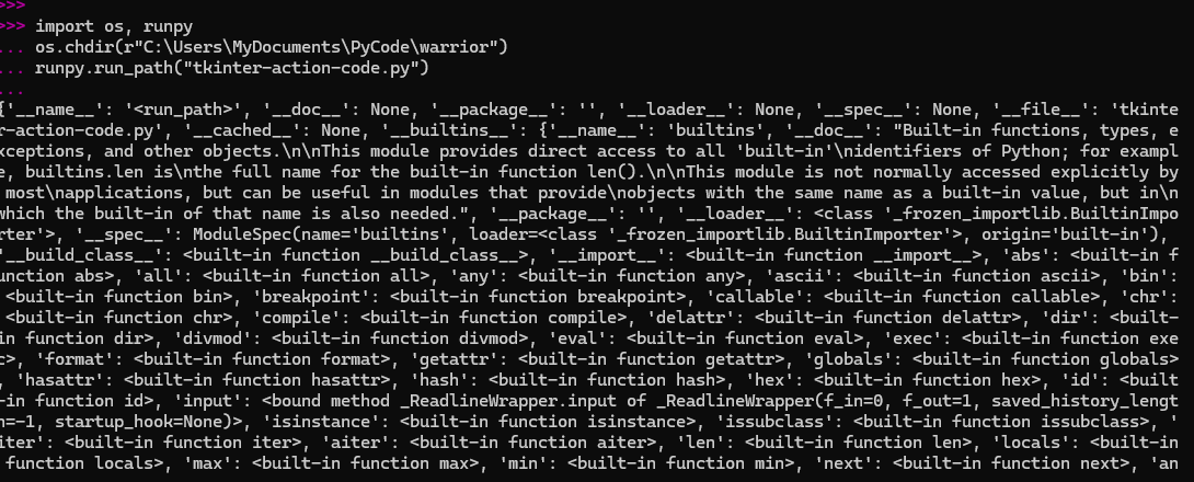 REPL Linux Code Dump