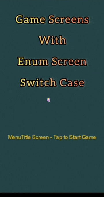 Navigate Game Screens